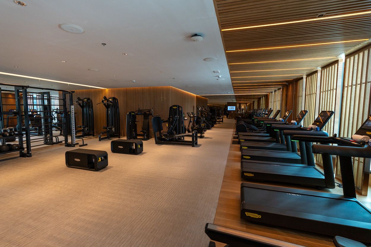 The Ritz Carlton Bangkok gym area