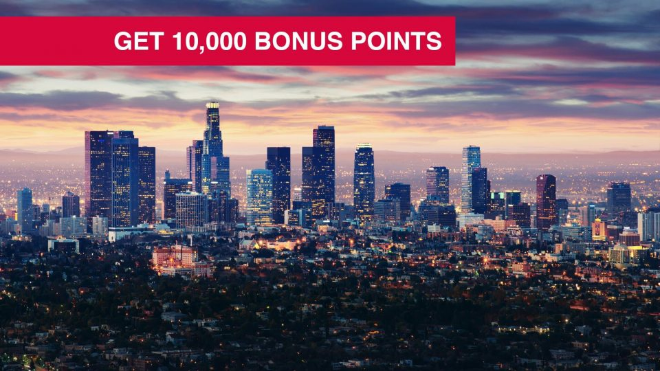 10,000 Bonus Velocity Points on Flights to LA