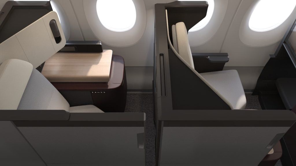 Qantas a350 Business Class