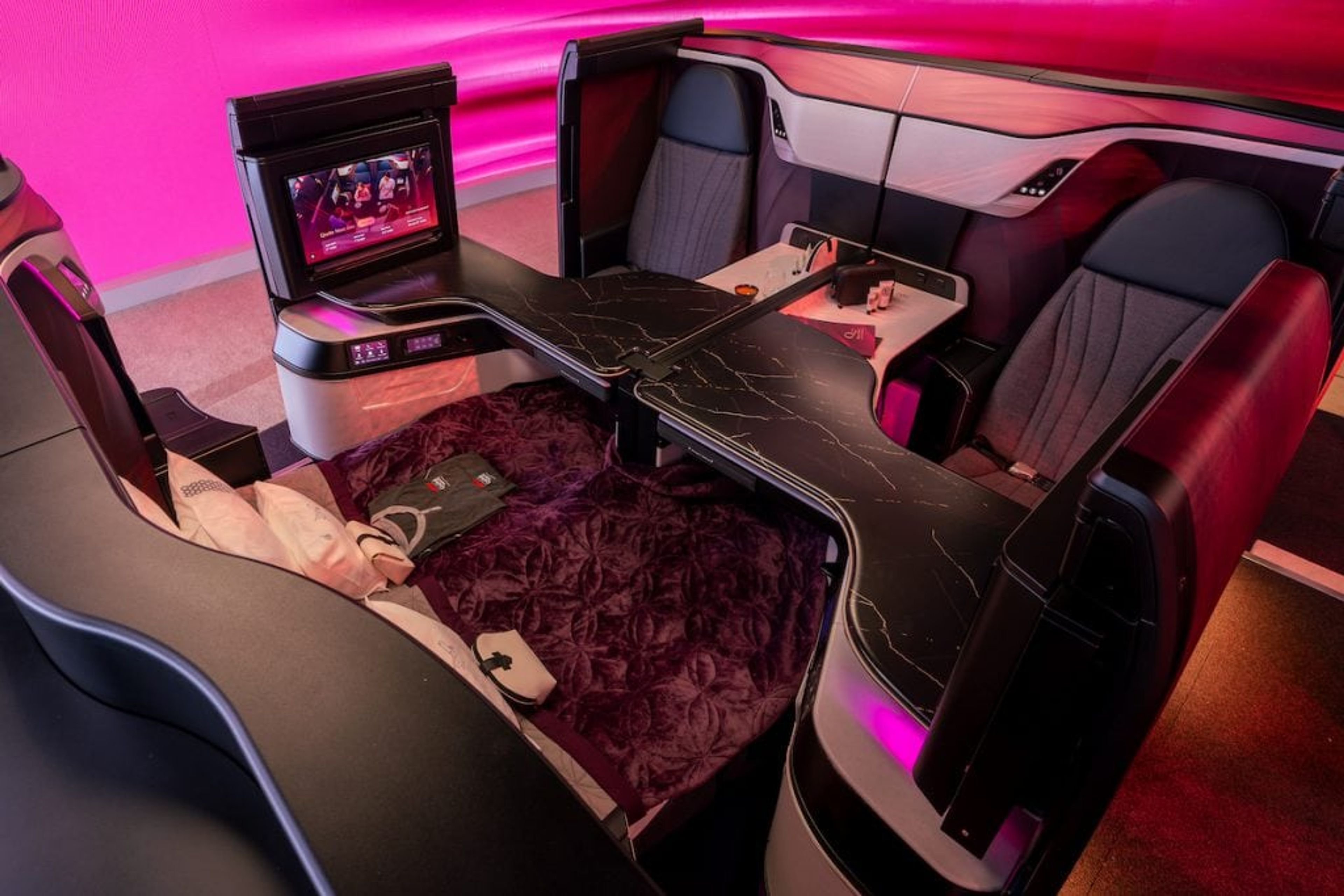 Qatar airways book with Qantas