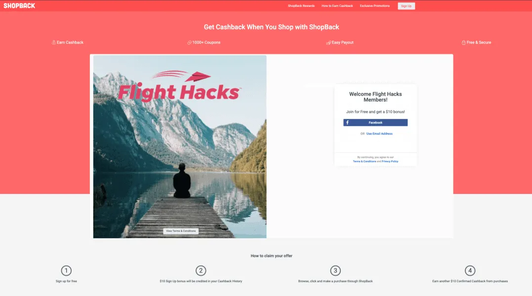 ShopBack Australia - Get Cash Back For Shopping + $20 Bonus Flight Hacks