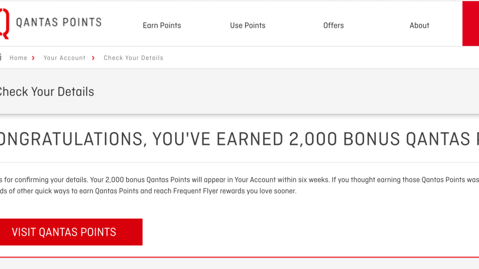 Easiest 2000 Qantas Points You Can Earn!