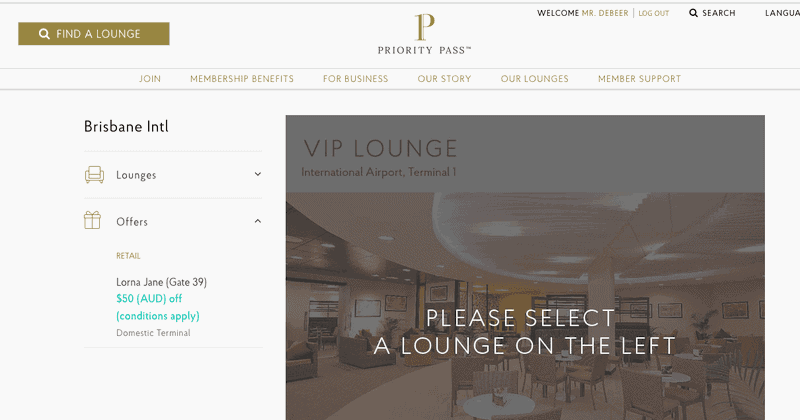 priority pass lounges