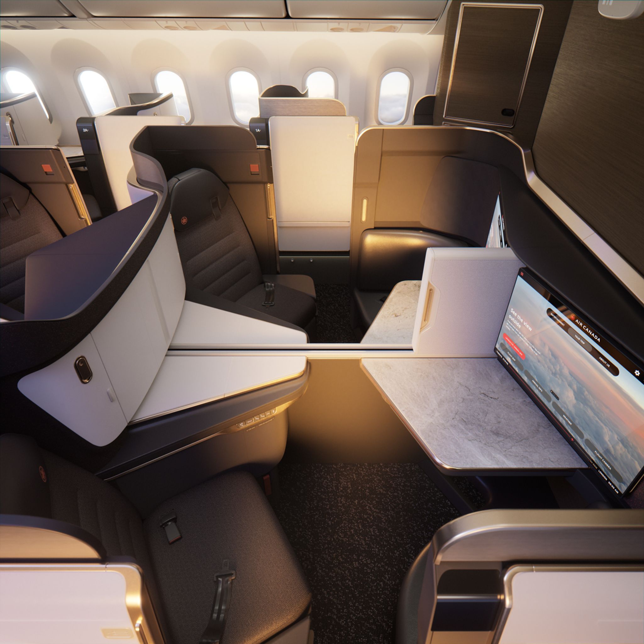 Signature Plus business class on the B787-10