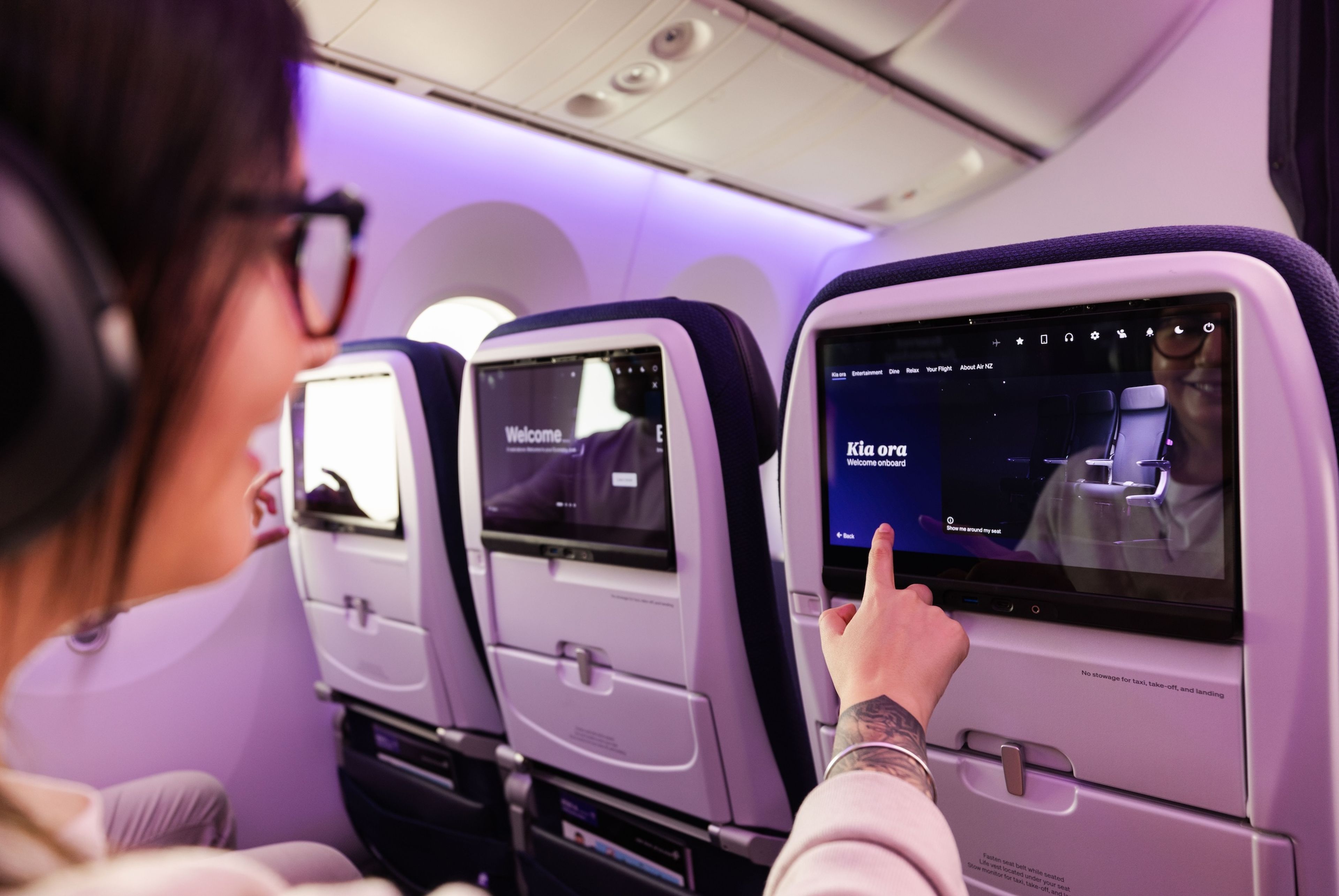 Air New Zealand New 787 Inflight Entertainment