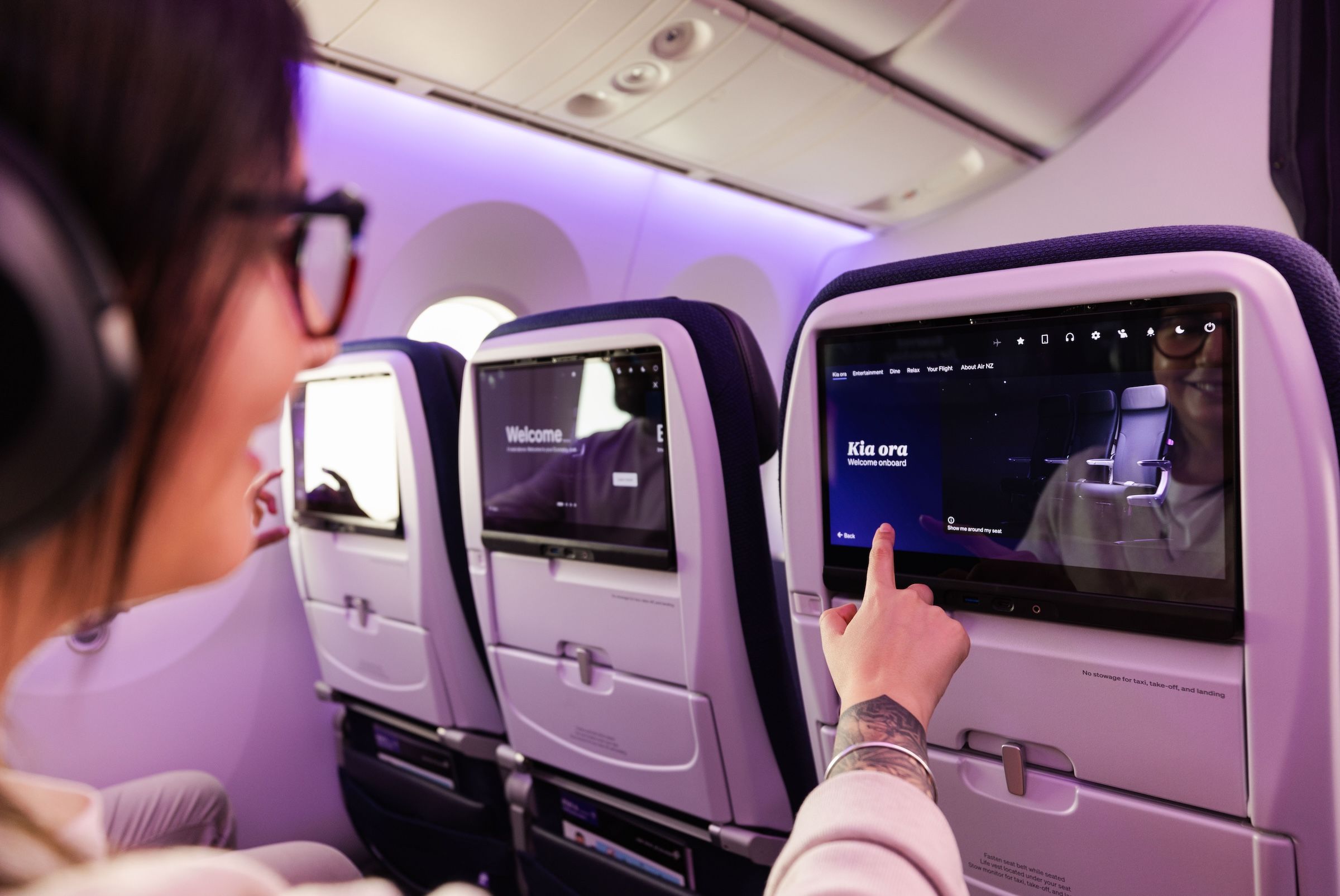 Air New Zealand New 787 Inflight Entertainment