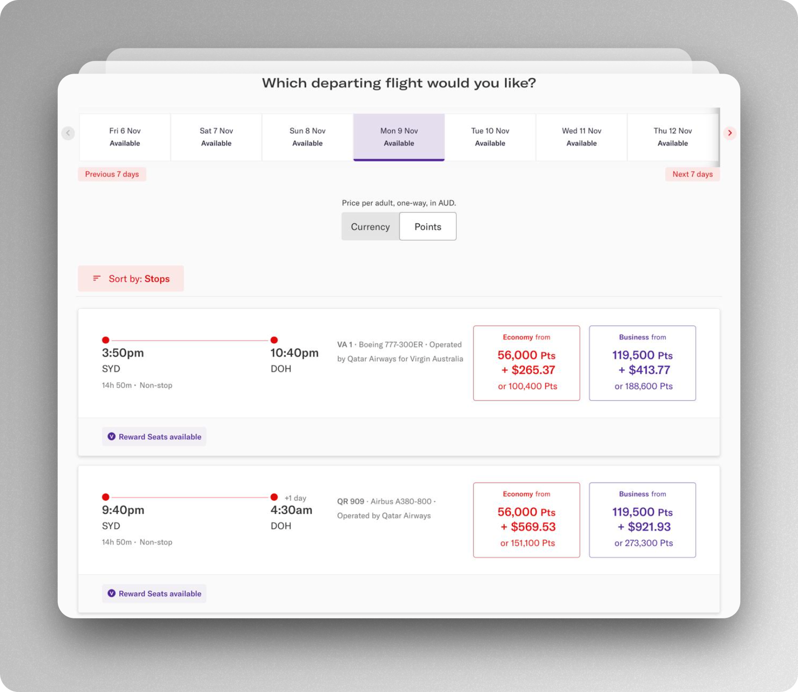 Velocity Slaps Huge "Fuel Fee" On Qatar Airways Redemptions