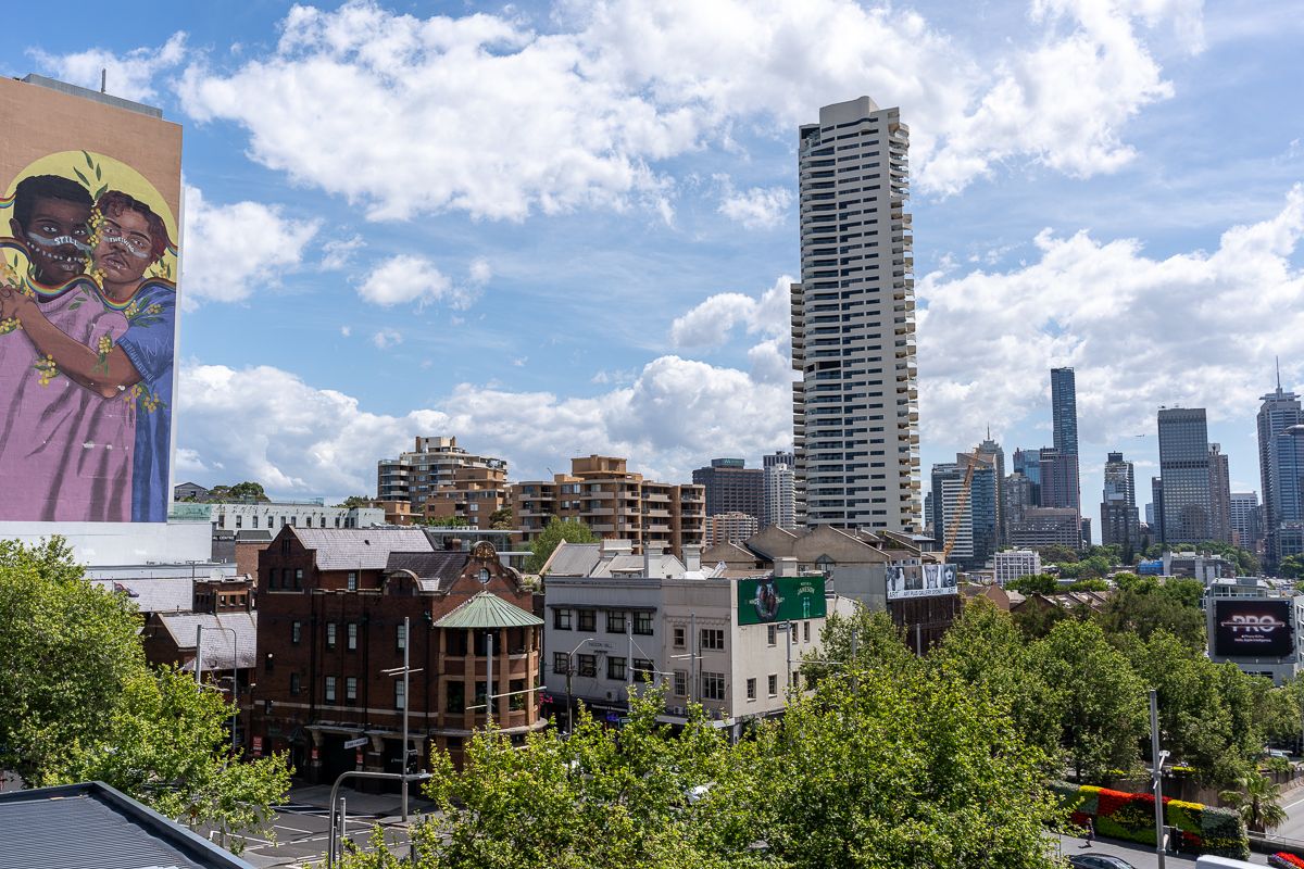 View over Potts Point to the Sydney CBD skyline from Hotel Indigo Sydney