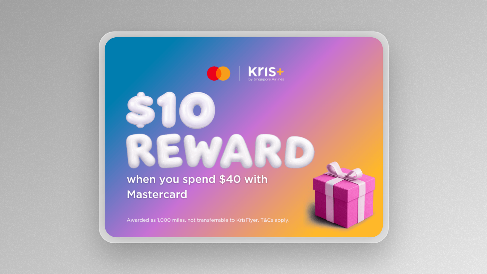 Kris+ Bonus Miles