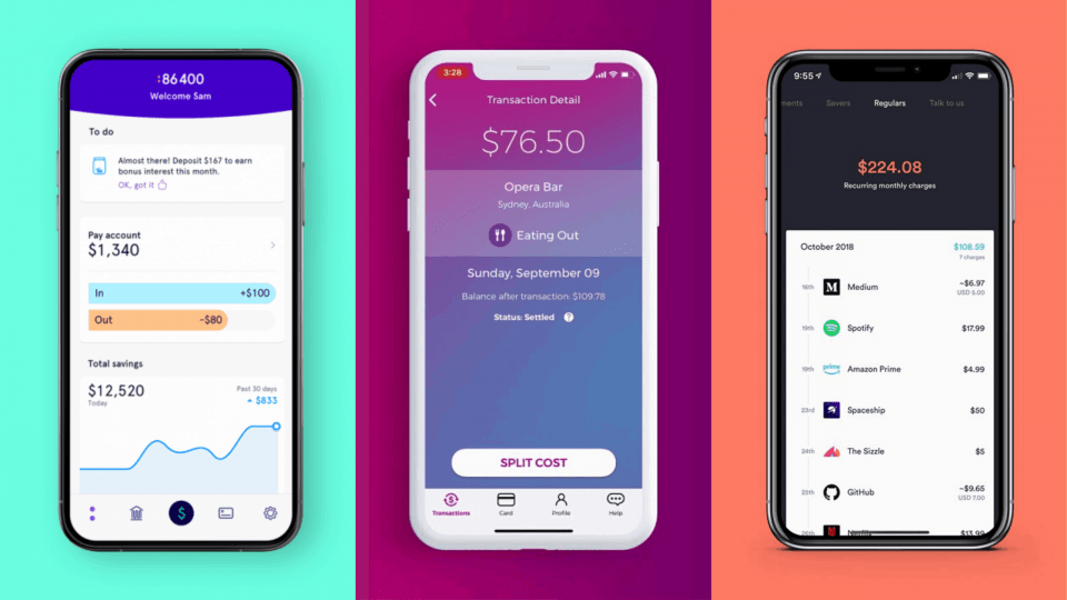 Australia's Top 3 Neobanks Compared
