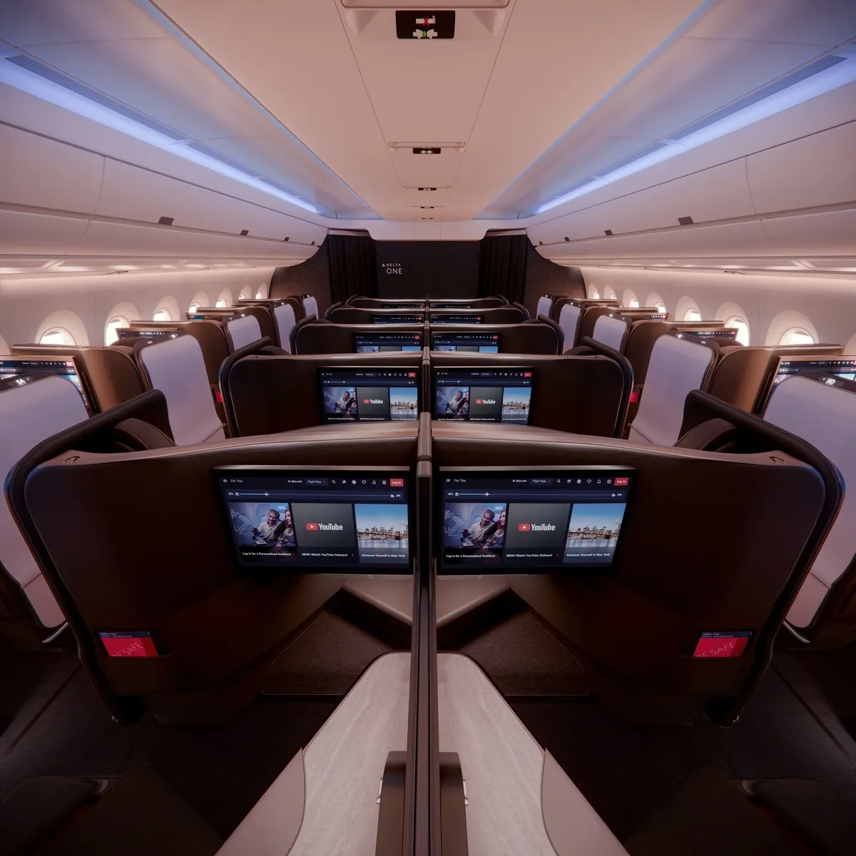 Delta One on the Airbus A350-1000