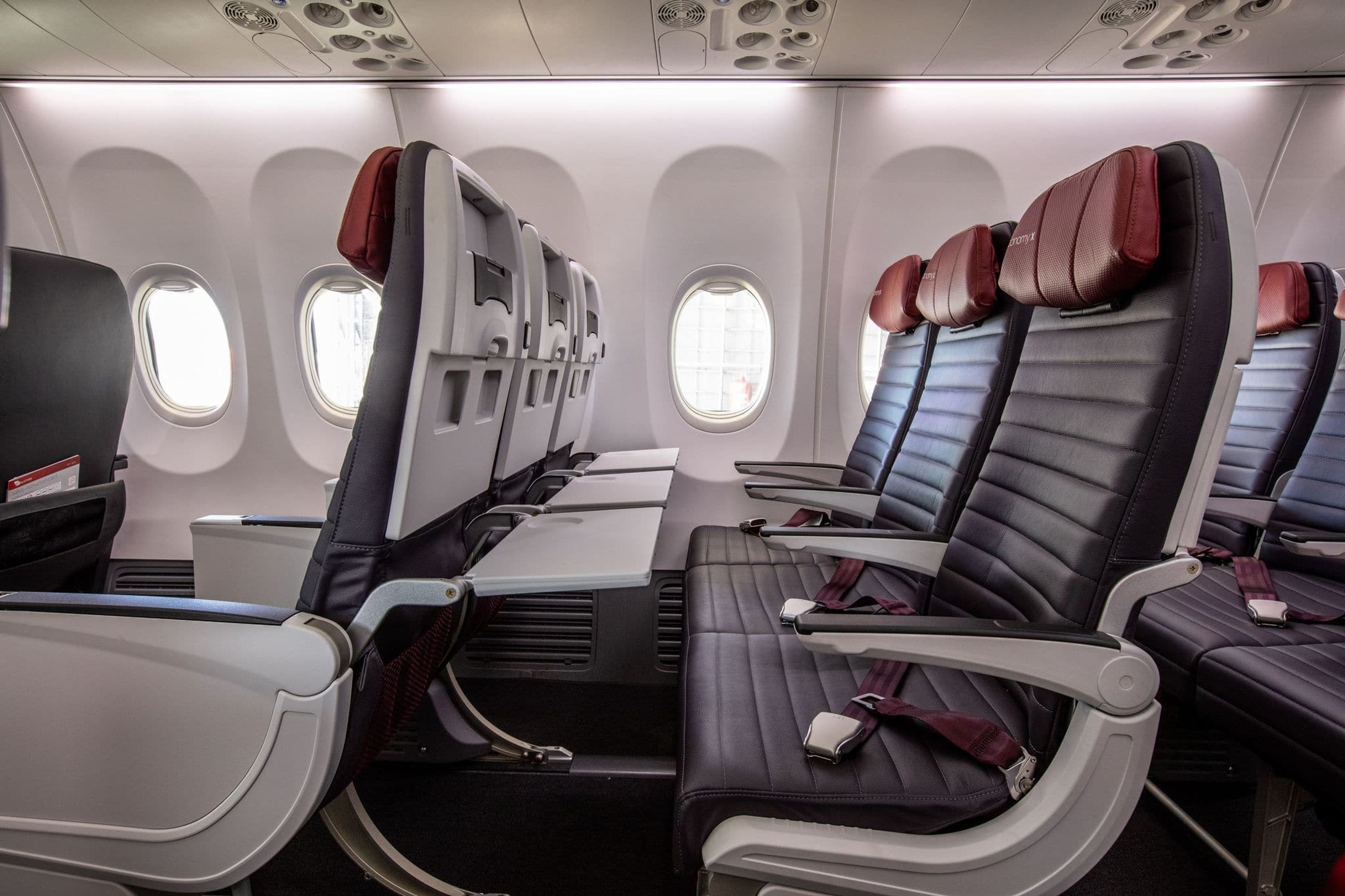 Virgin Australia Economy X seating on the B737-8
