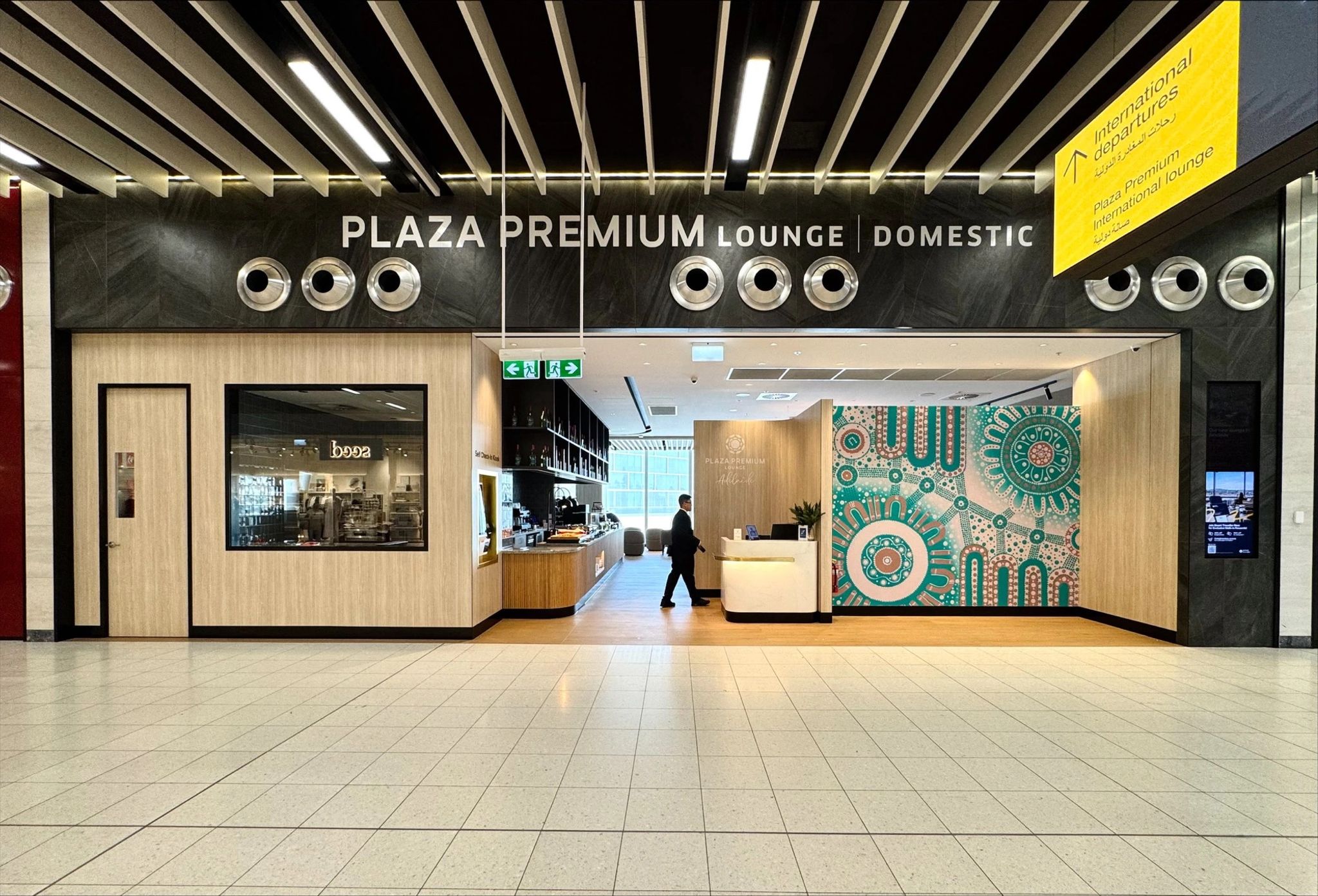 The new domestic Plaza Premium at Adelaide