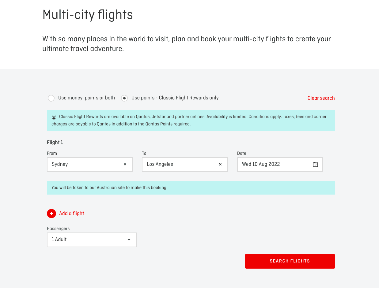 Multi-city Flights Image 1