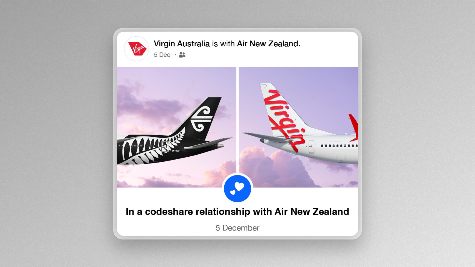 Virgin Australia And Air New Zealand partnership