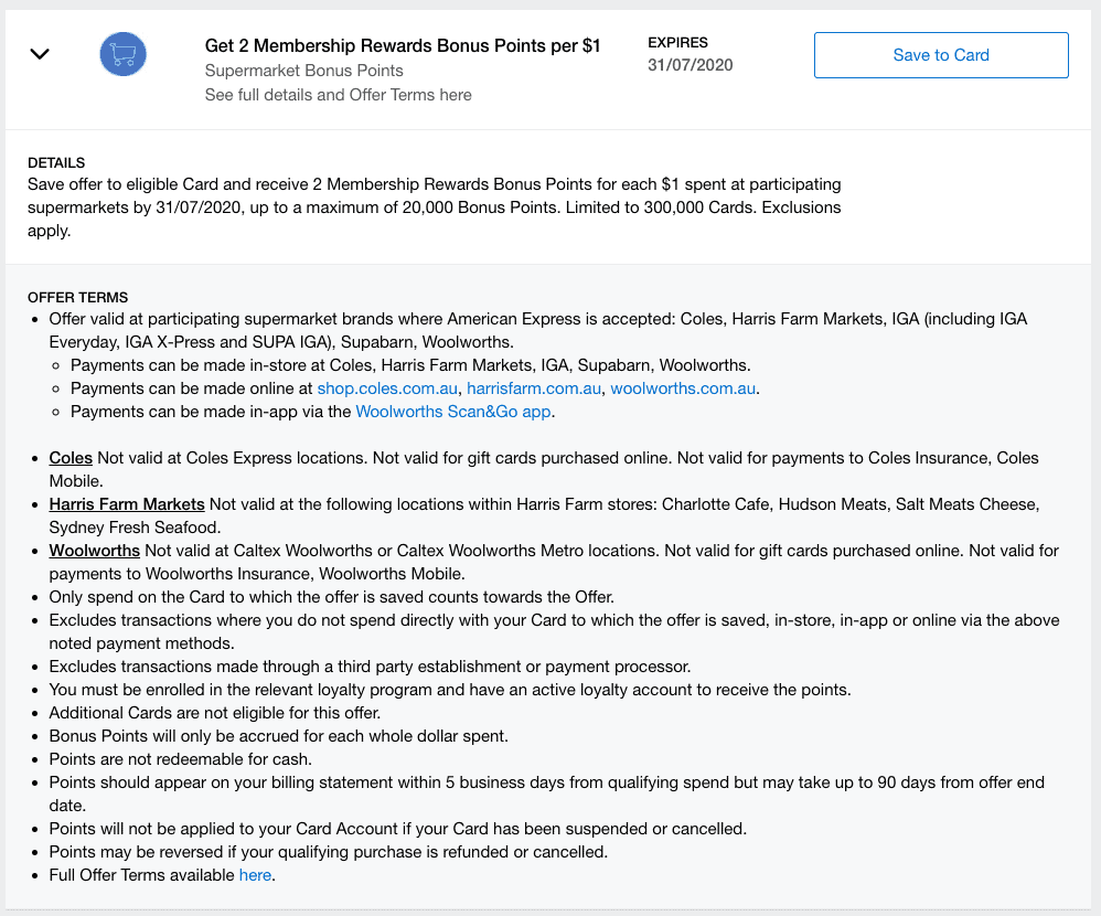 Amex Account Credit details