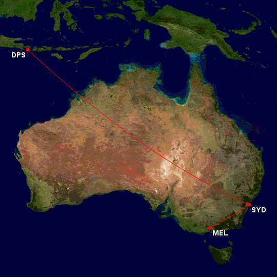 Ultimate Guide: ExpertFlyer Melbourne (MEL) to Denpasar Bali (DPS) via Sydney (SYD)