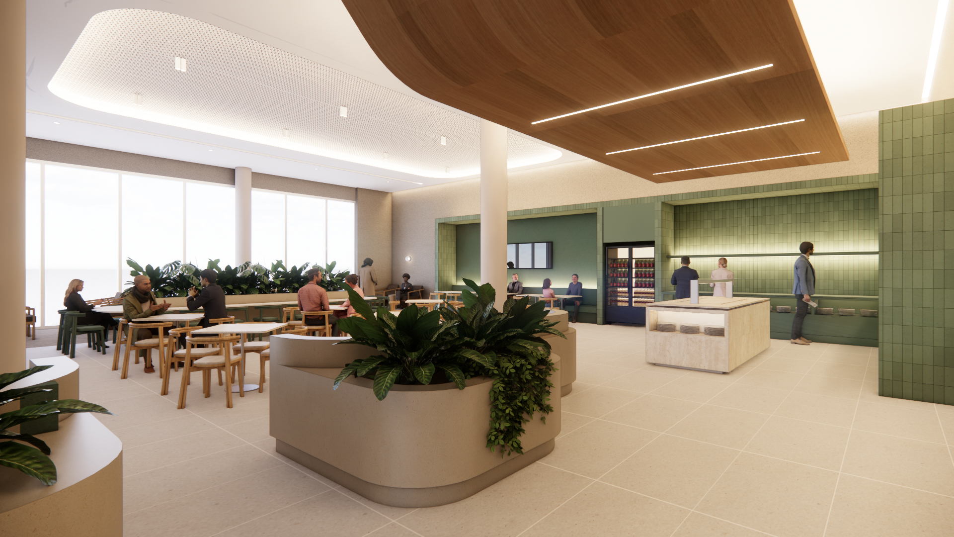 Hobart Qantas Club concept design