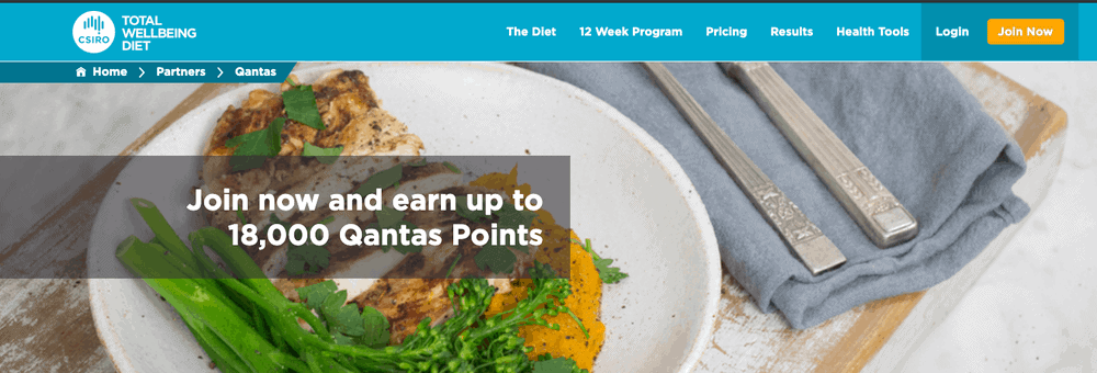 Join now and earn up to 18,000 Qantas Points