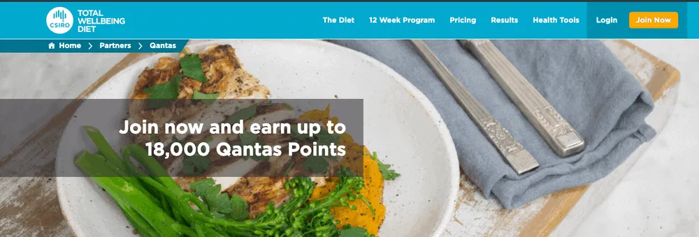 Join now and earn up to 18,000 Qantas Points