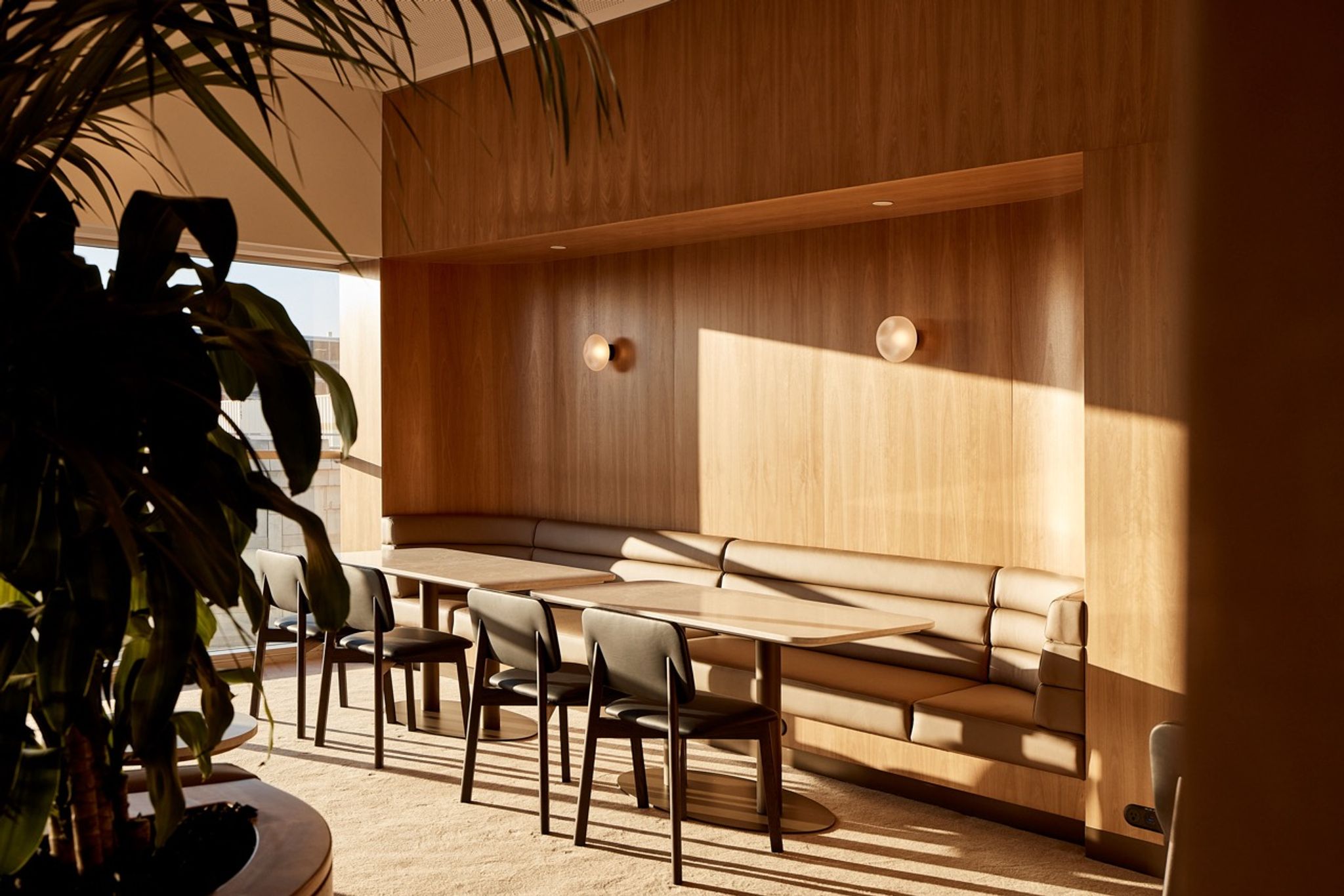 Qantas Business Lounge Adelaide seating options