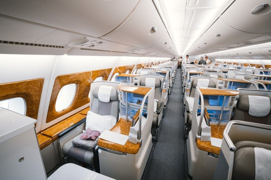 Emirates A380 Business Class