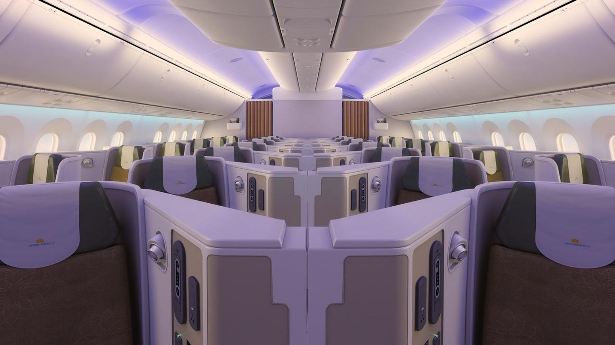 Business class on the Vietnam Airlines 787-9 Dreamliner