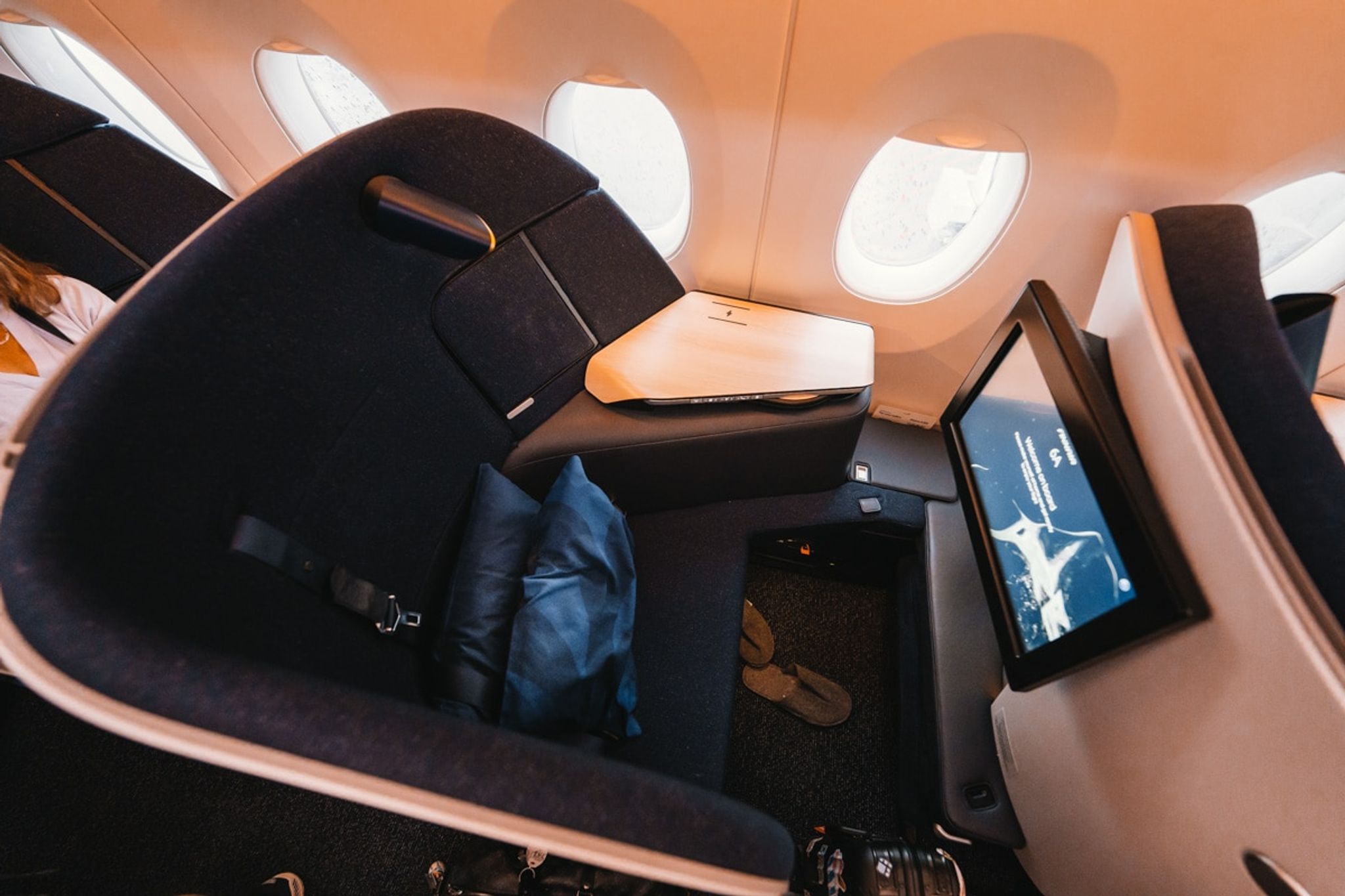 Finnair Business Class onboard A350-900