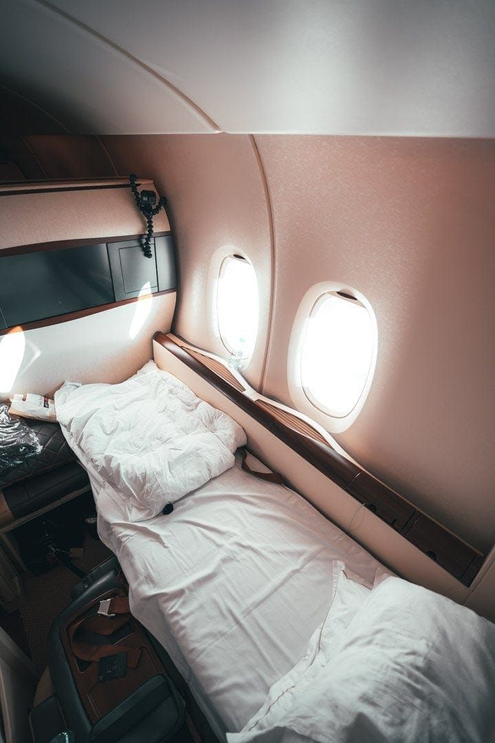 Fly Singapore Airlines First Class Australia to Paris Suites