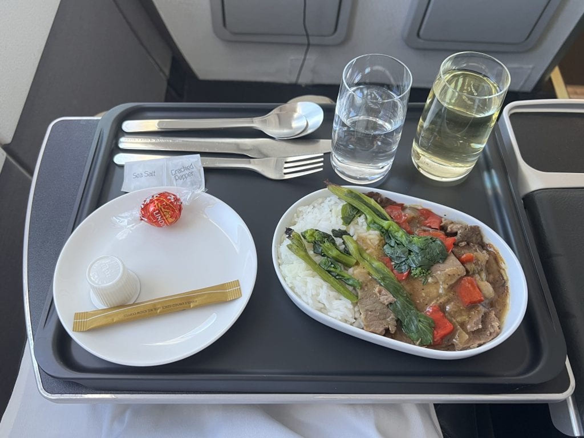Qantas Link Business Class Meal 