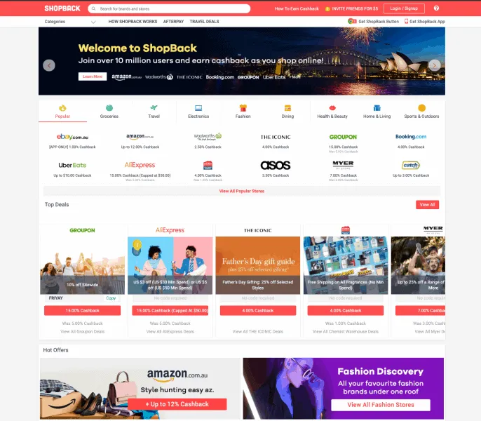 ShopBack Australia - Get Cash Back For Shopping + $20 Bonus Shopback