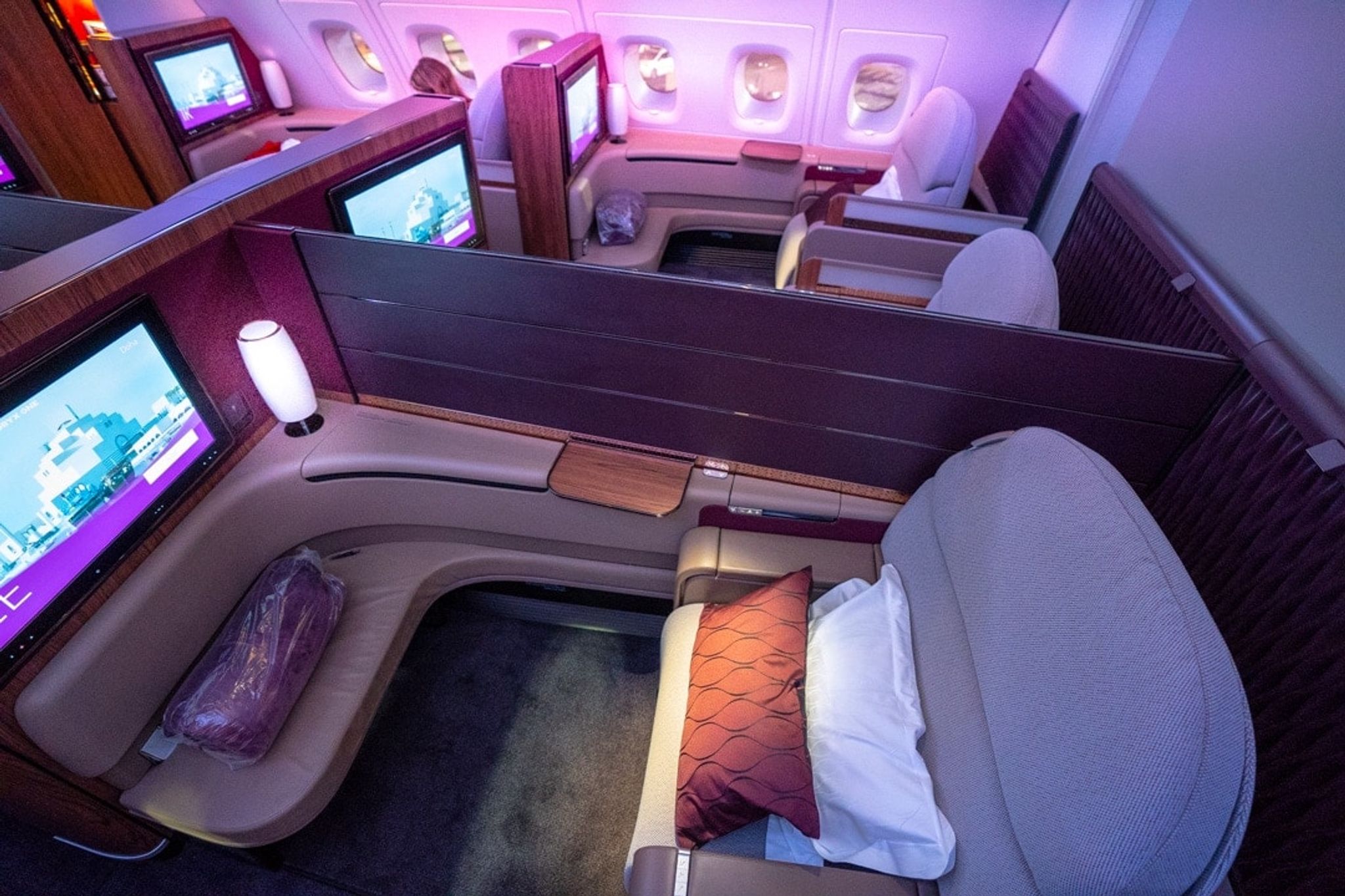 Qatar Airways A380 First Class seat
