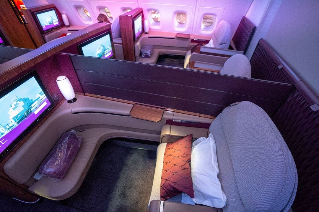 Qatar Airways A380 First Class seat
