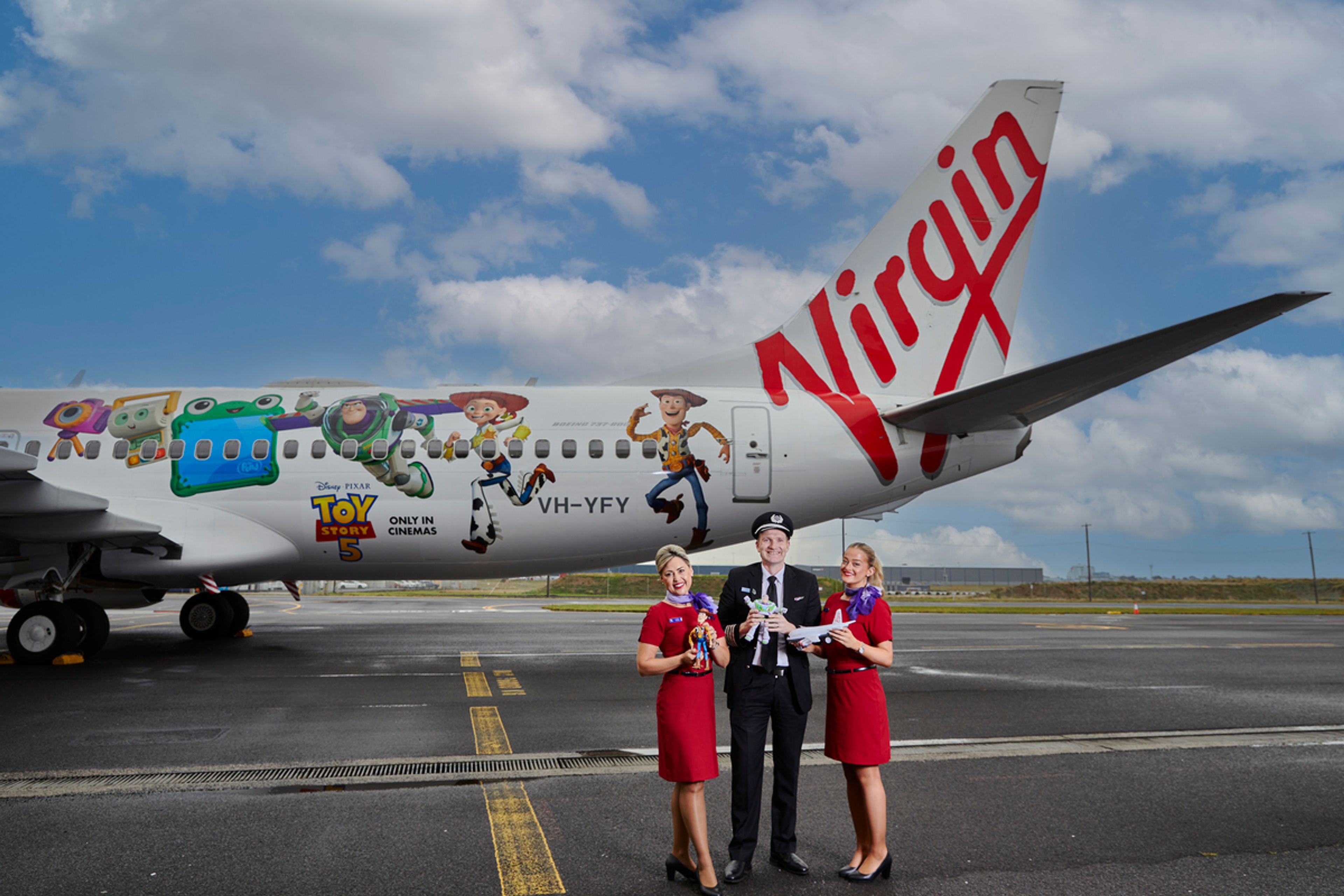 Virgin Australia Toy Story 5 Plane 