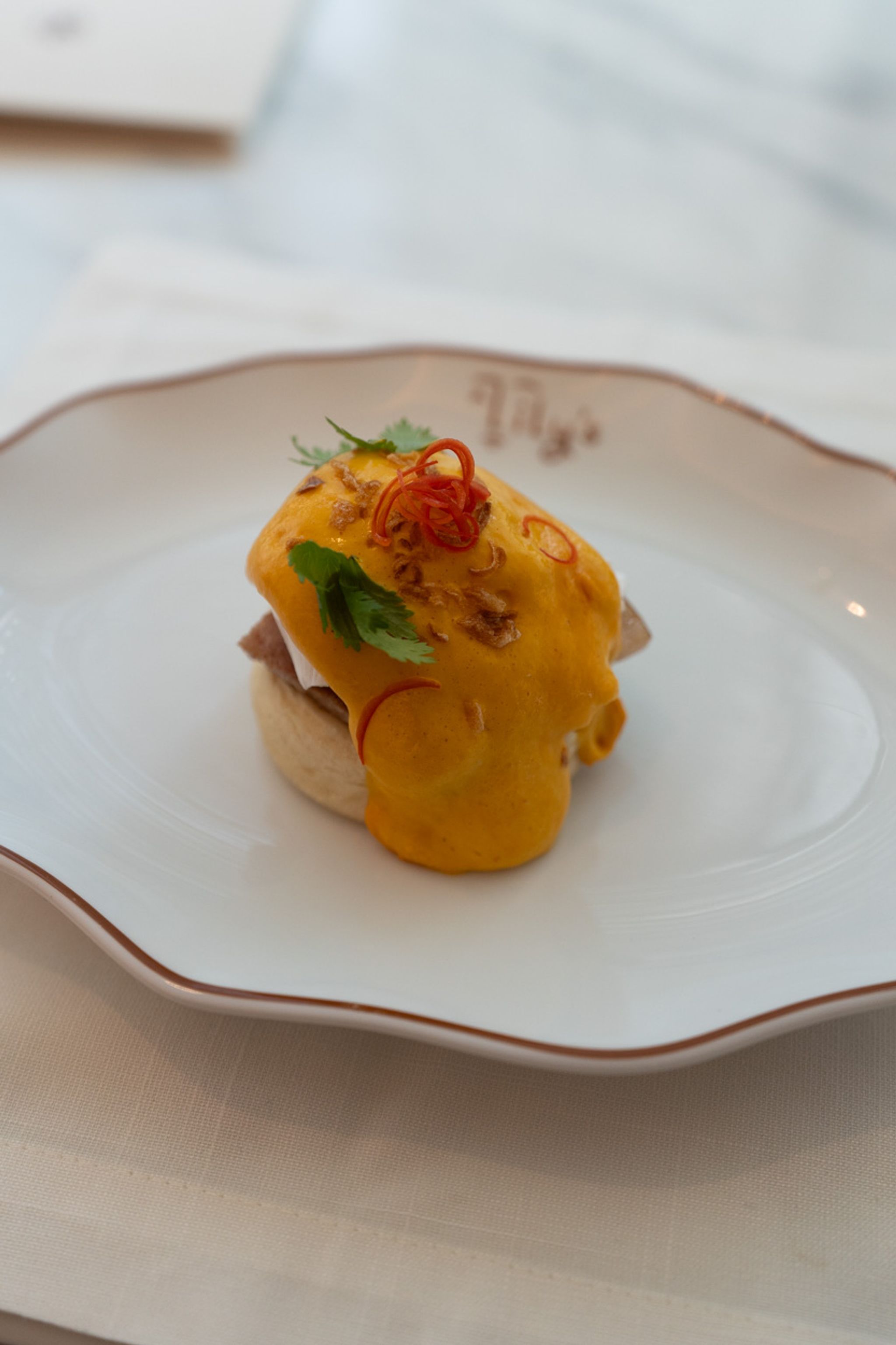 The Ritz Carlton Bangkok a la carte breakfast