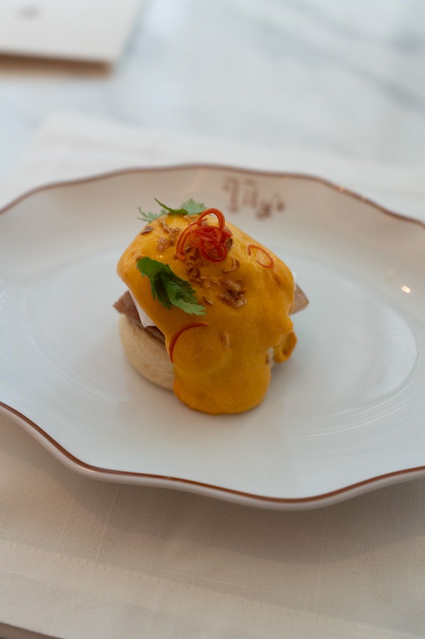 The Ritz Carlton Bangkok a la carte breakfast
