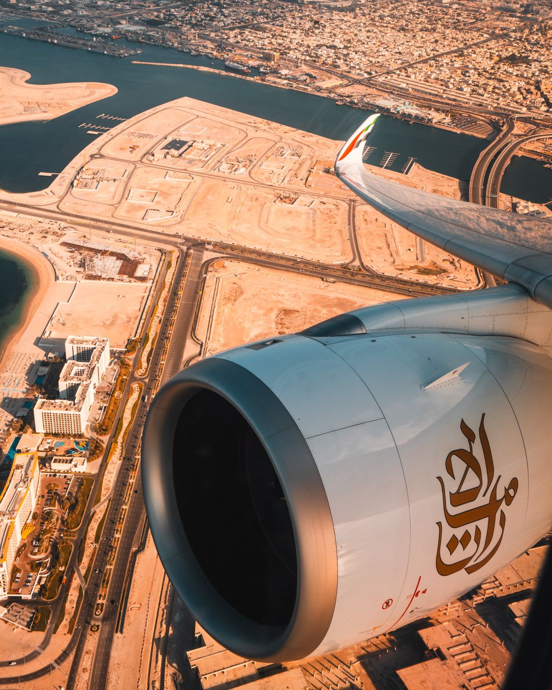 Emirates A350 wing