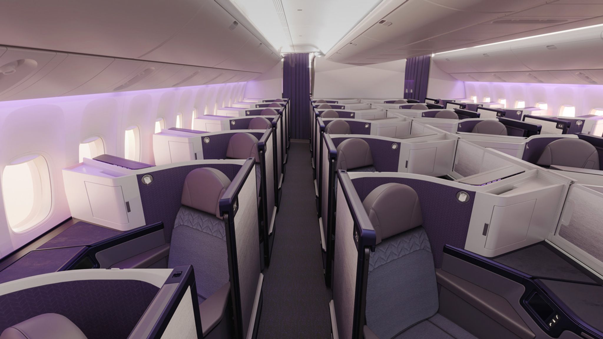 Air New Zealand new B777 business class seat