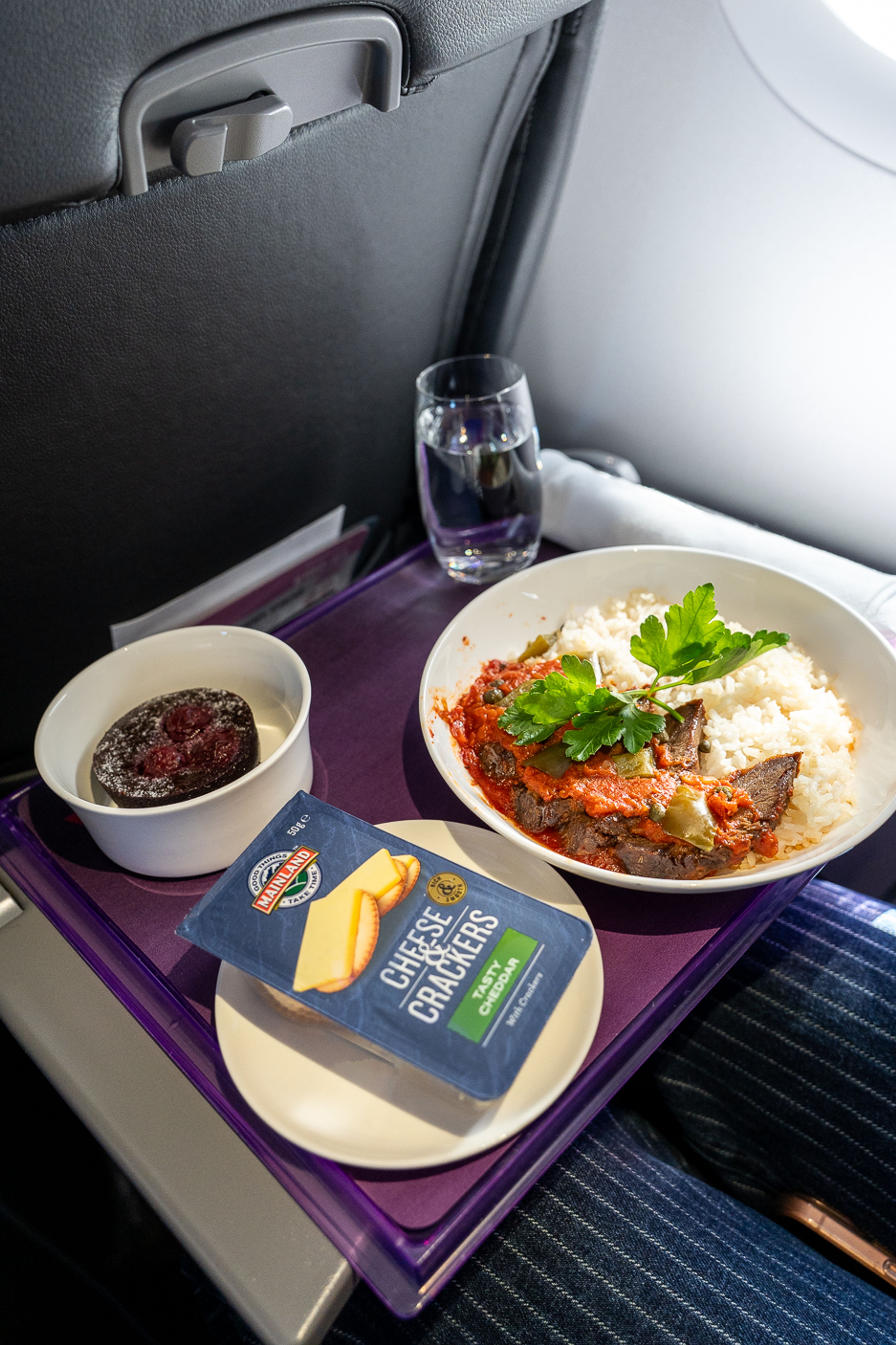 Virgin Australia onboard dining