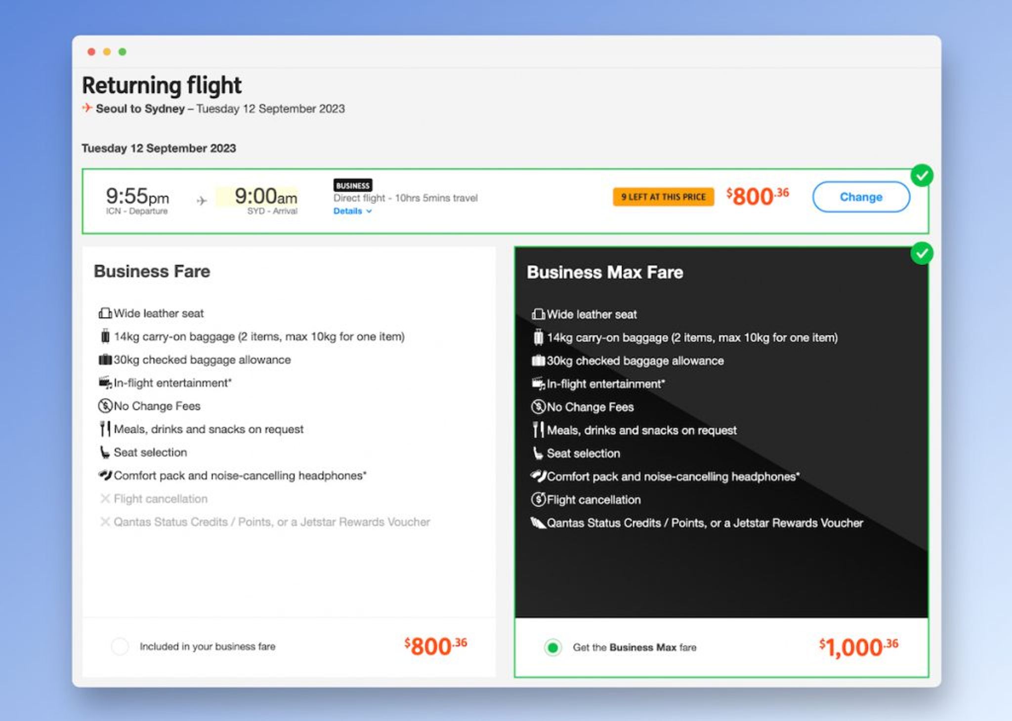 Qantas Status Run Jetstar 2