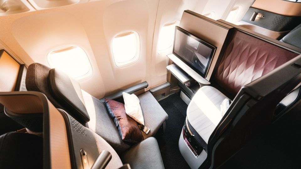 Qatar's Auckland tag flights will offer Qsuite business class