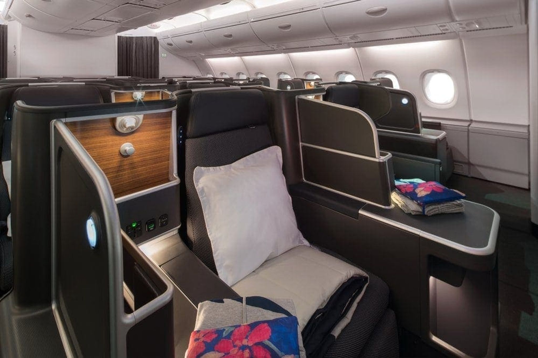  You’re On The Upgraded Qantas A380 Business Class