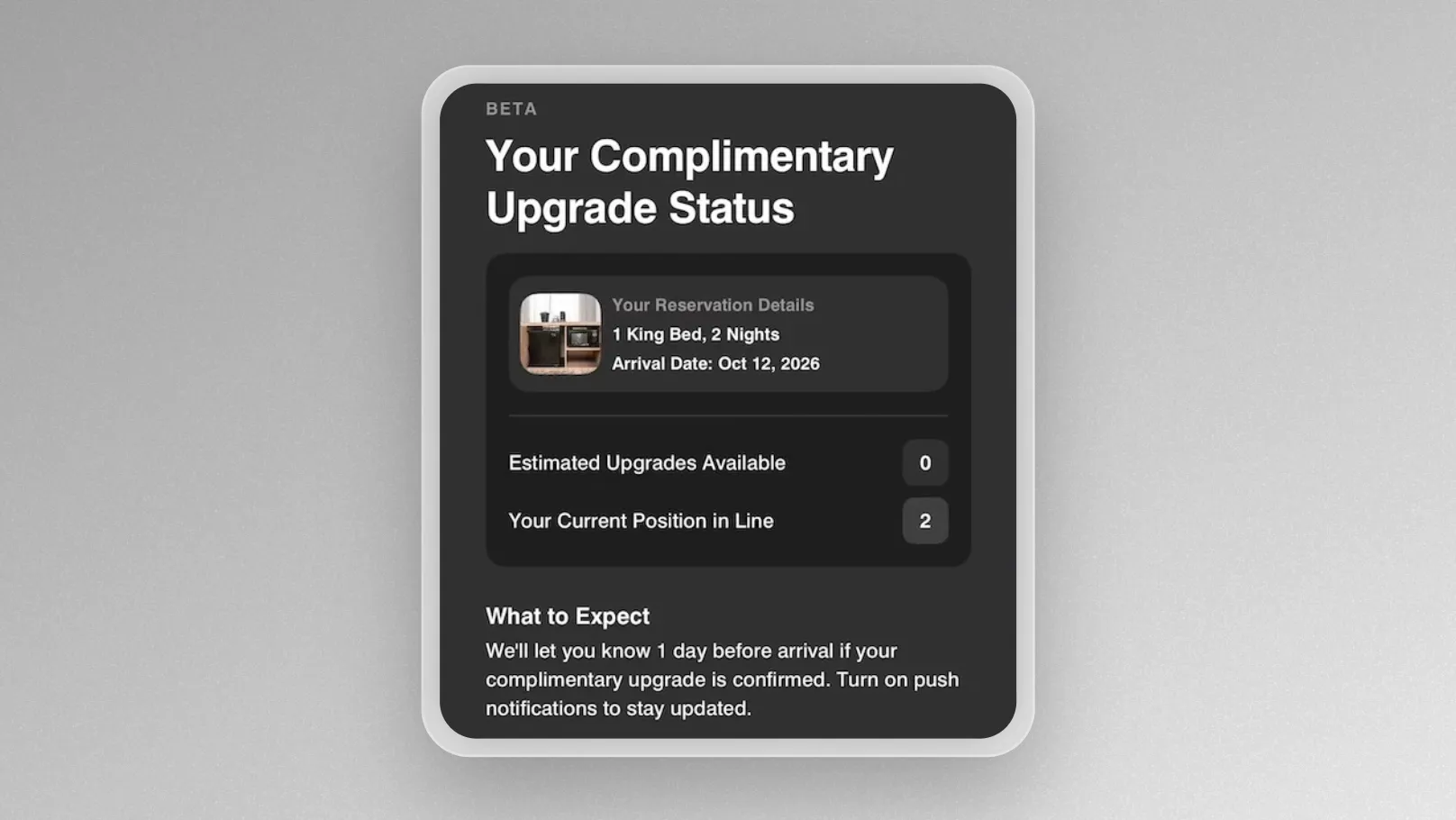 Marriott trials Complimentary Upgrade List
